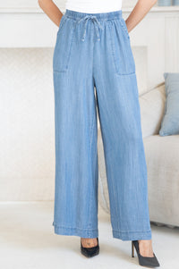AVALON TENCEL WIDE LEG PANTS