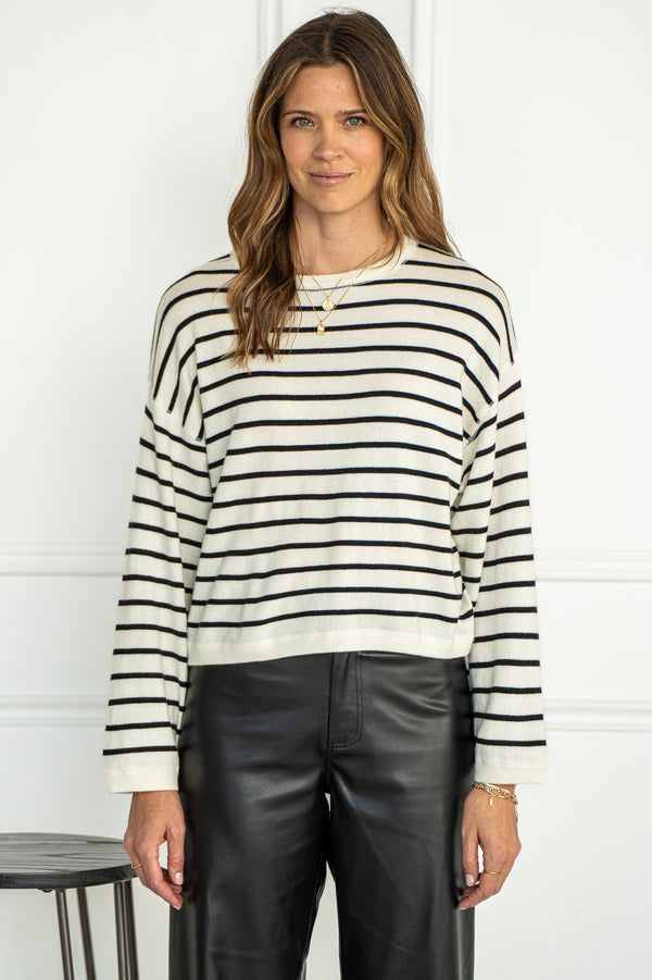 MADDIE STRIPE SWEATER