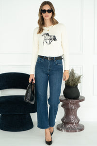NATE EQUESTRIAN SWEATER