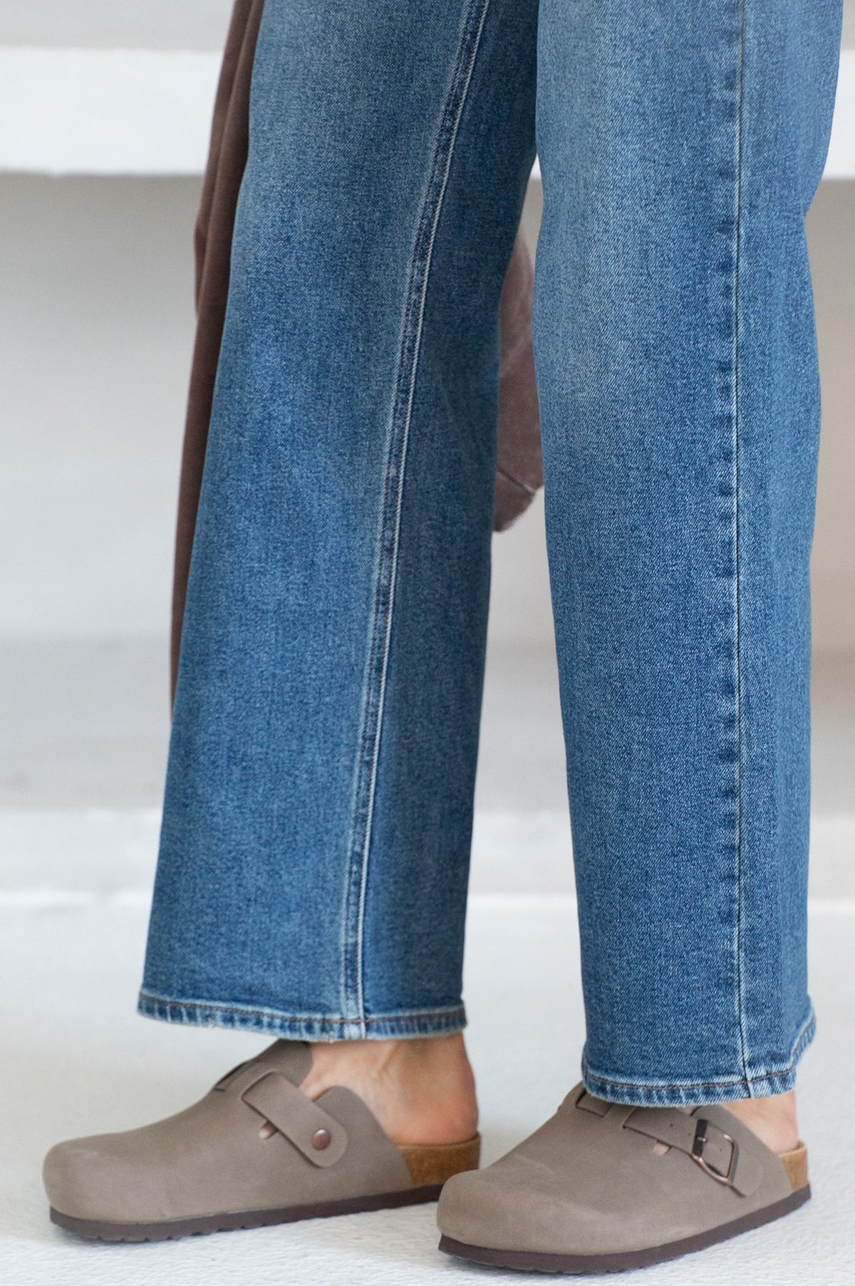 LANGON STRAIGHT LEG JEANS IN DARK BLUE