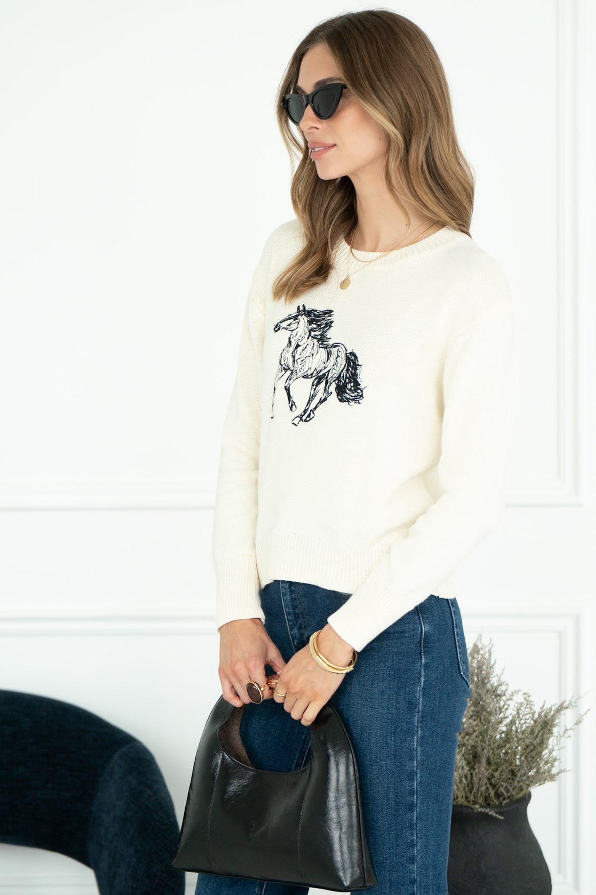 NATE EQUESTRIAN SWEATER