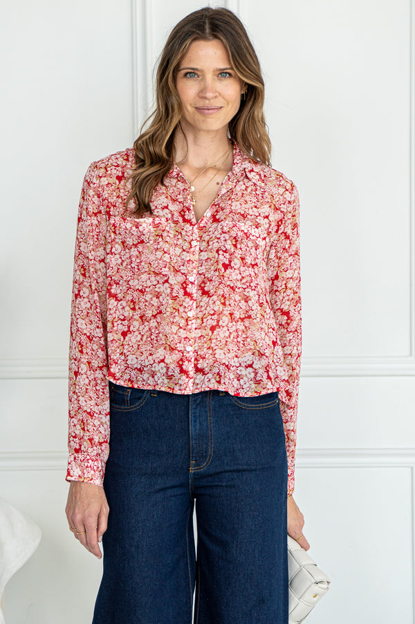 VIVIENNE FLORAL PRINT TOP