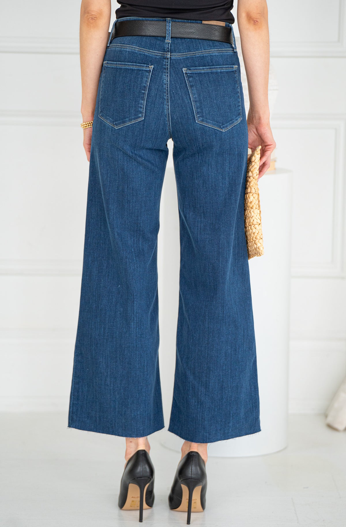 PALOMA SUPERSOFT WIDE LEG JEANS-DB