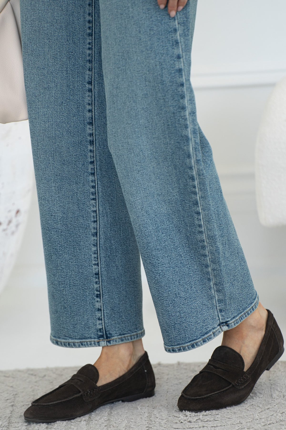 STEVIE SLIM WIDE JEANS-MB