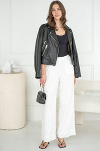 ROSEY EMBROIDERED PANTS