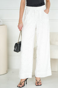 ROSEY EMBROIDERED PANTS