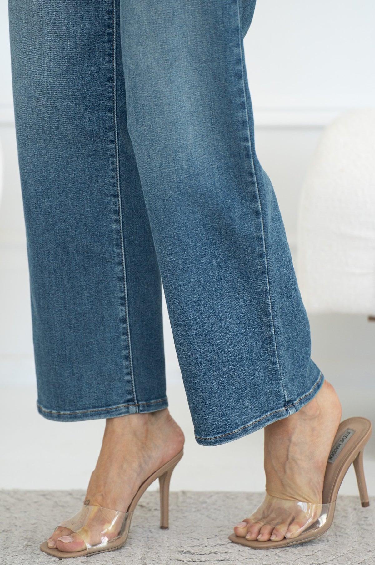 OAKLEY SLIM WIDE LEG JEANS-MB