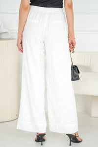 ROSEY EMBROIDERED PANTS