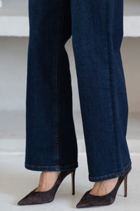 JED LOOSE STRAIGHT LEG JEANS IN DARK DENIM
