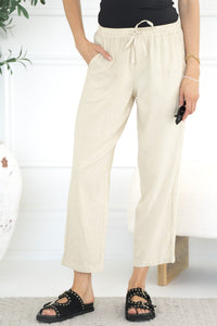 SEVILLE LINEN PANTS-BE