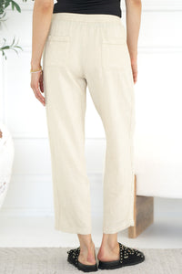 SEVILLE LINEN PANTS-BE