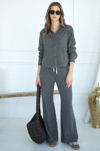 TATE LUXURY BUTTON UP-DG