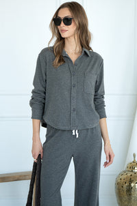 TATE LUXURY BUTTON UP-DG