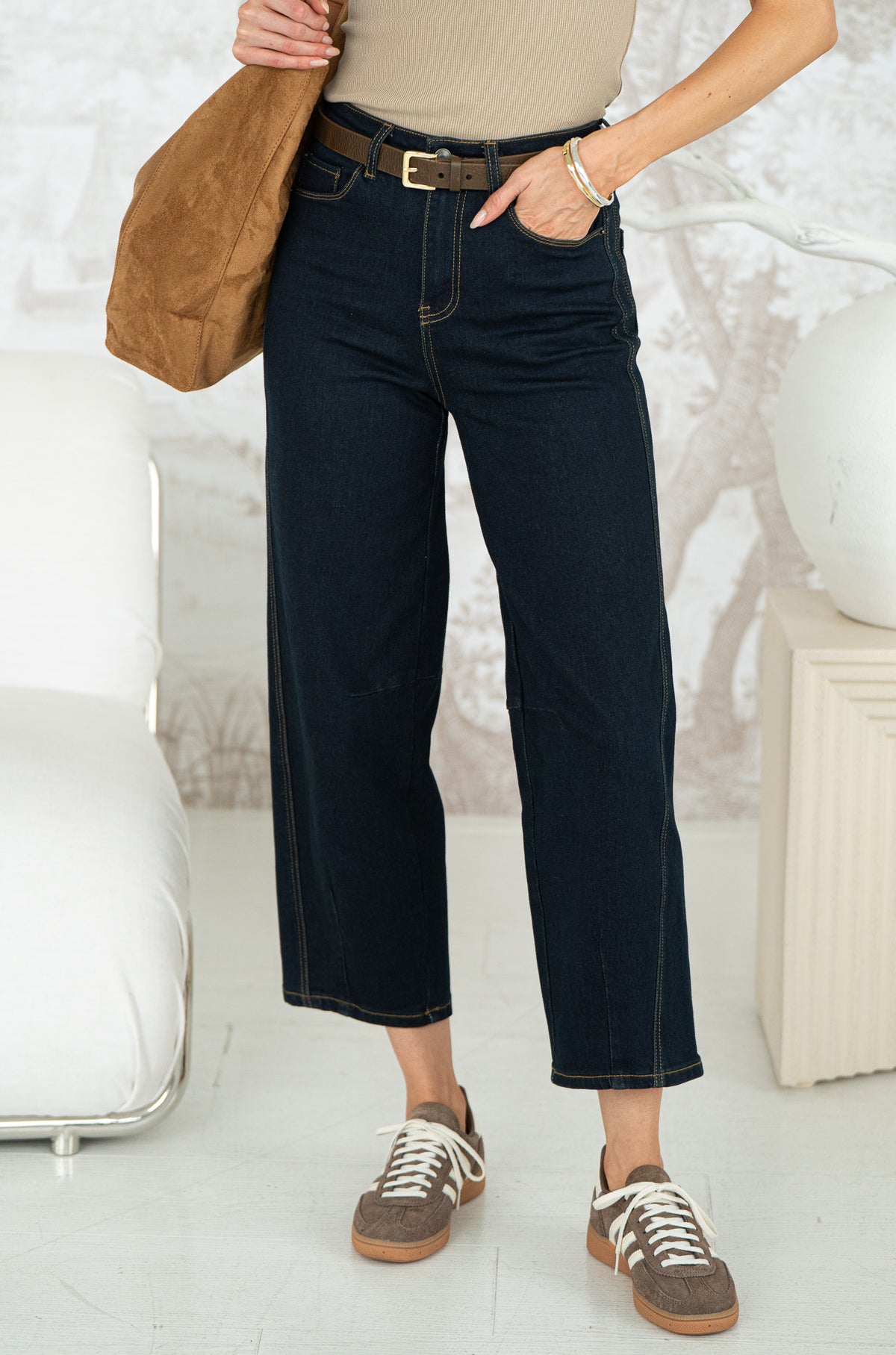 NAJA BARREL JEANS-DB