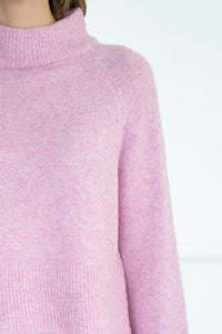 OLIVER MOCKNECK SWEATER IN PETAL
