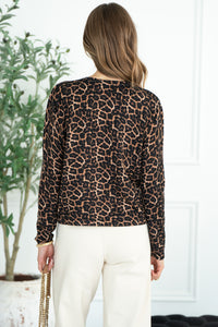CELINE LEOPARD CARDIGAN