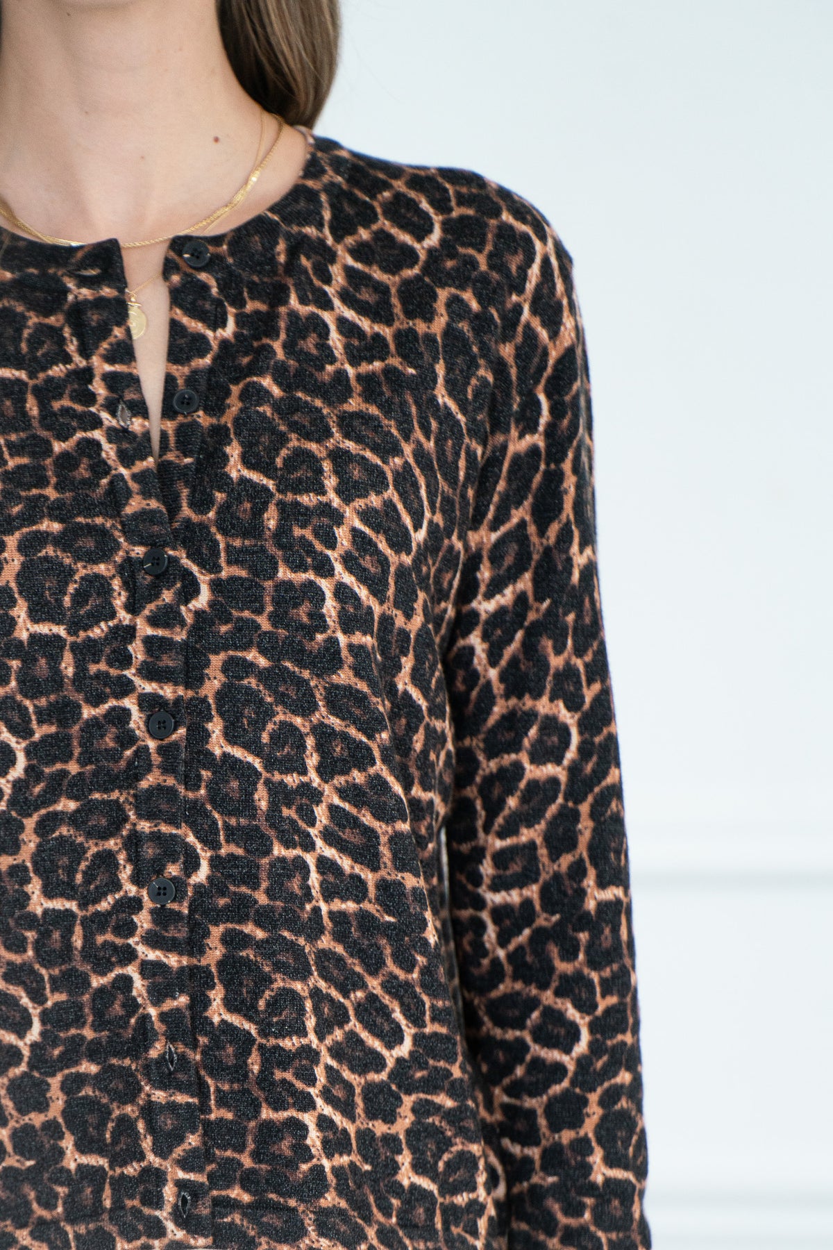 CELINE LEOPARD CARDIGAN