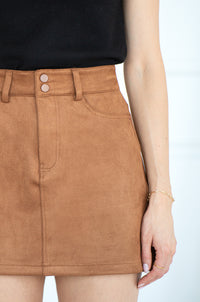 YOU GOT IT FAUX SUEDE MINI SKIRT
