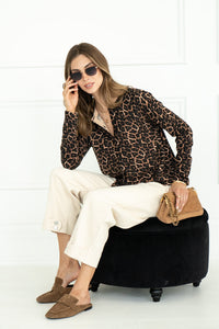CELINE LEOPARD CARDIGAN