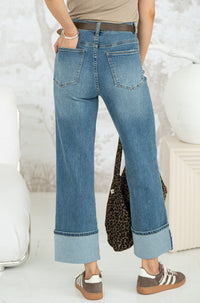 HUSTLER CUFFED DENIM-BL