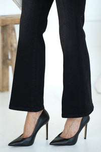 HANNAH FLARE JEANS-BK