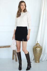 WALK AWAY MINI SKIRT