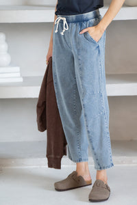 CORALIE STRETCH DENIM PANTS