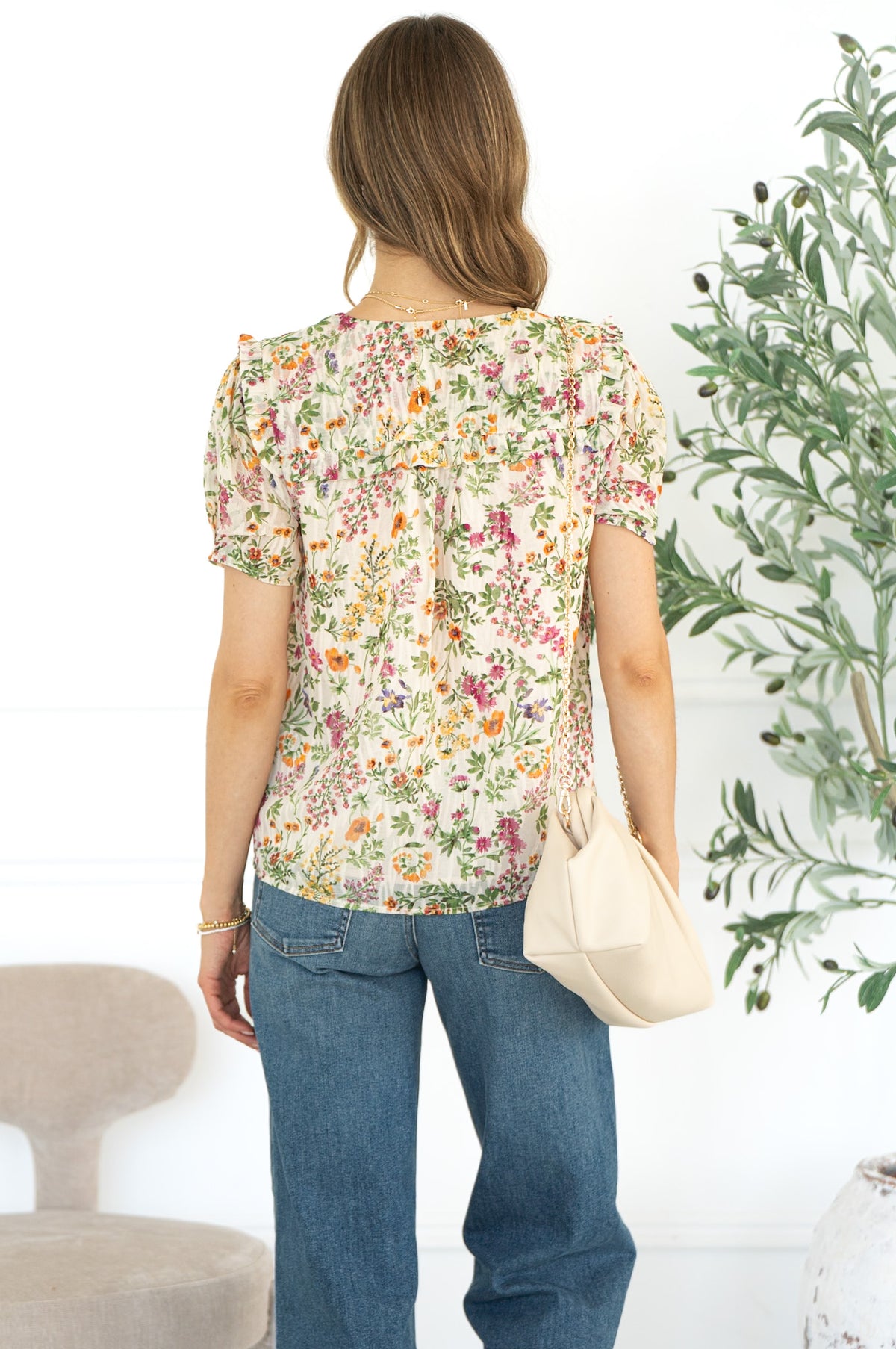BALI FLORAL PRINTED BLOUSE