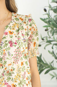 BALI FLORAL PRINTED BLOUSE