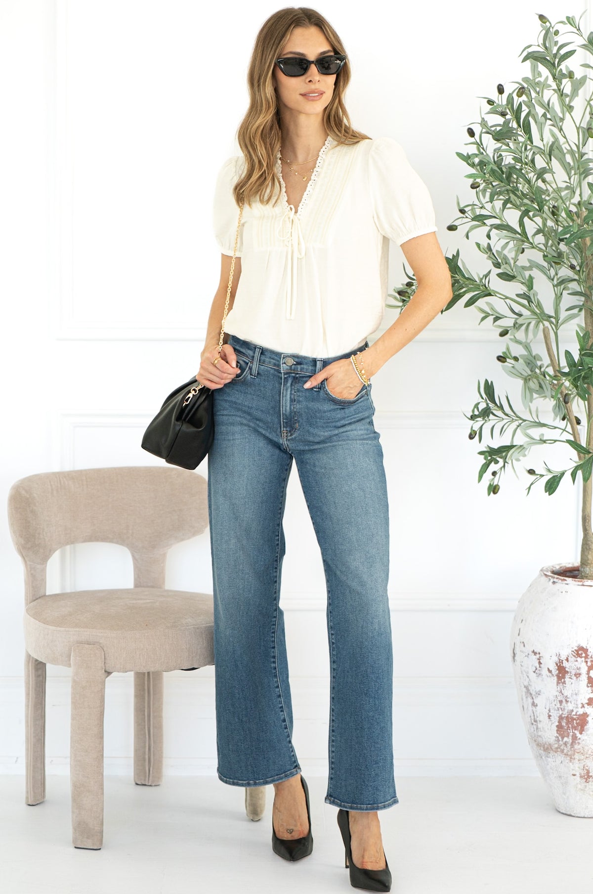 PRESLEY S/S BLOUSE