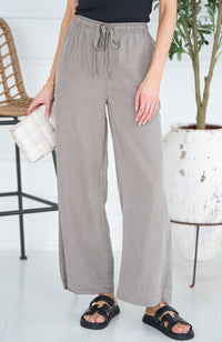MALTA TENCEL WIDE LEG PANTS-OL