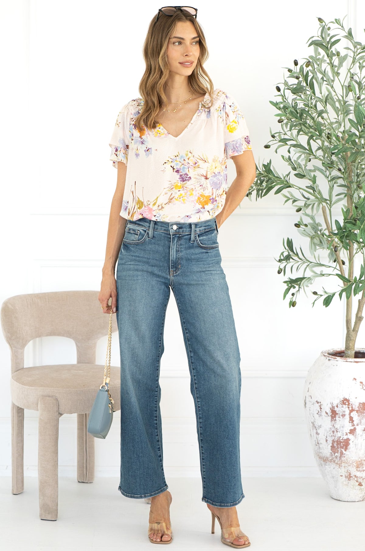 MARBELLA PRINTED BLOUSE