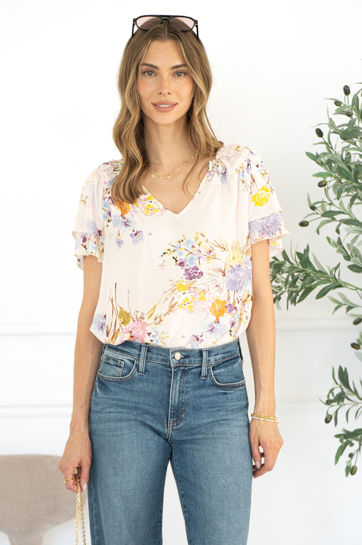 MARBELLA PRINTED BLOUSE