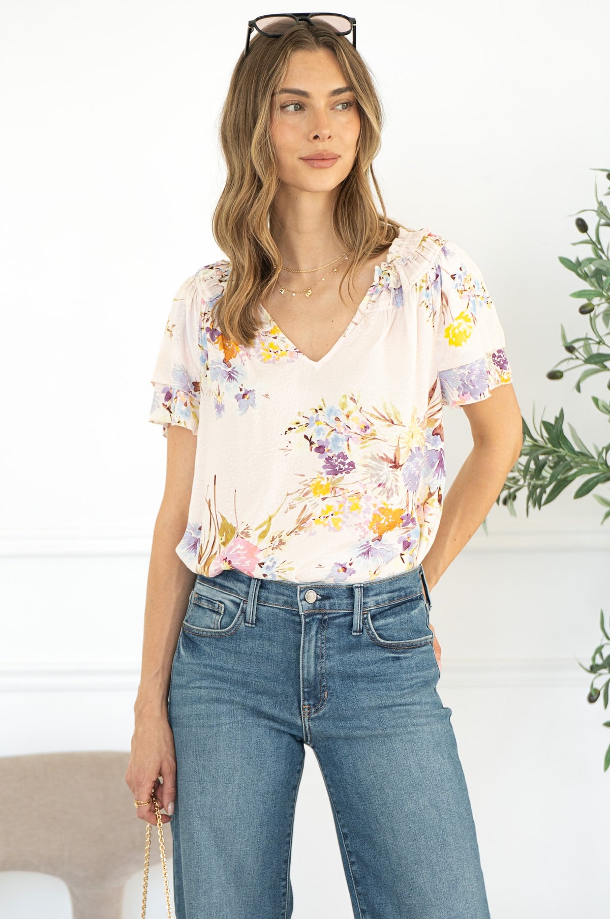 MARBELLA PRINTED BLOUSE