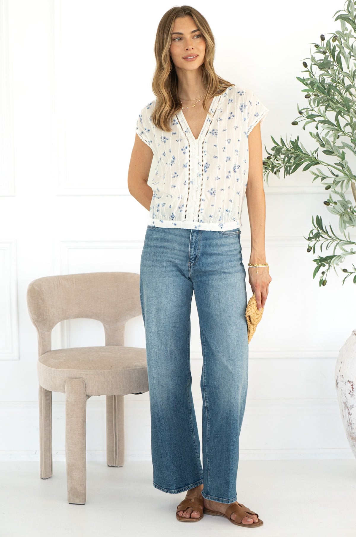 JUNO COTTON PRINTED TANK