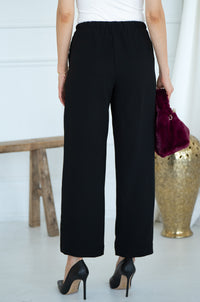 ANOTHER NIGHT WIDE LEG PANTS-BK
