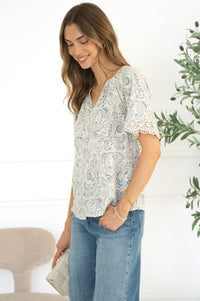 FABLE PRINTED BLOUSE