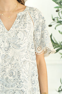 FABLE PRINTED BLOUSE