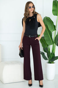 KELSEY WIDE LEG TROUSER-PL