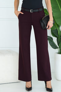 KELSEY WIDE LEG TROUSER-PL