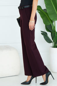 KELSEY WIDE LEG TROUSER-PL
