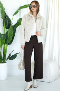 AMBRA FAUX FUR JACKET-BI