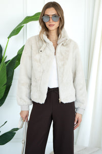 AMBRA FAUX FUR JACKET-BI