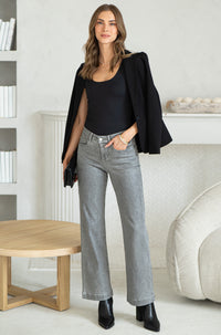 BREAK THE ICE METALLIC STRETCH JEANS