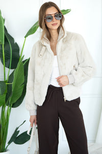 AMBRA FAUX FUR JACKET-BI