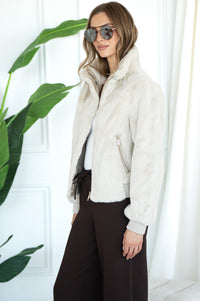 AMBRA FAUX FUR JACKET-BI