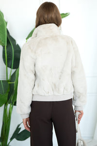 AMBRA FAUX FUR JACKET-BI
