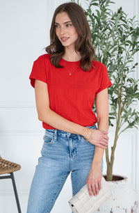 MODERN SLUB TEE-CR