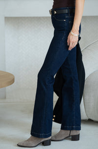 SYDNEY FLARE MID RISE JEANS-DB