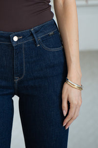 SYDNEY FLARE MID RISE JEANS-DB